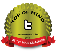 100 mais criativos top of mind 2012