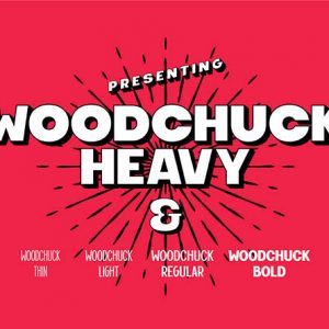 11 Melhores Fontes Free - Woodchuck - Des1gnON