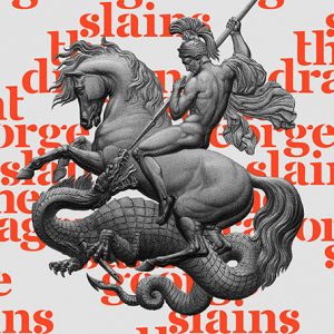 11 Melhores Fontes Gratis - Saint George Stencil - Des1gnON
